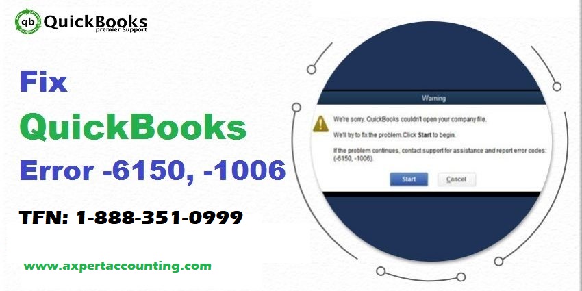 How to Fix QuickBooks Error 6150, 1006?