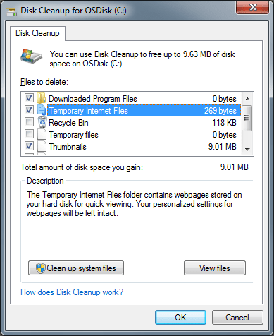 Use Disk Cleanup to Clean Out Your System Junk Like Temporary Files and Folders 