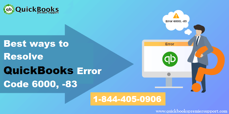 Troubleshooting Methods to Fix QuickBooks error 6000 83 - Screenshot