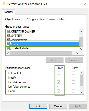Windows Permissions for Common Files - QuickBooks Requires That You Reboot Loop