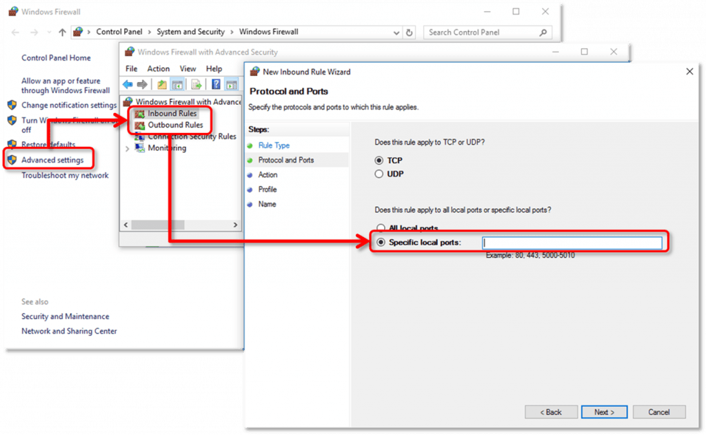 Configuring QuickBooks firewall and security exceptions