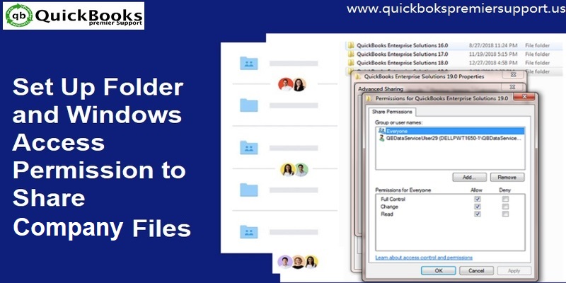 Set up folder and Windows access permissions to share company files in QuickBooks - Featured Image