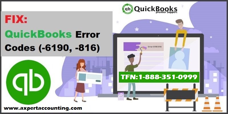 Resolve Error codes -6190 and -816 in QuickBooks Desktop - Featured Image