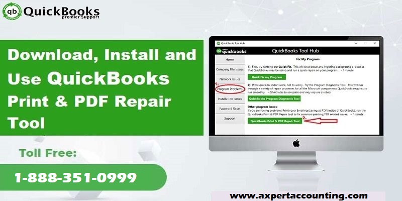 How to Install and Use QuickBooks PDF and Print Repair Tool - Featured Image
