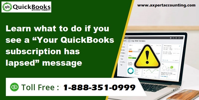 How to Troubleshoot A Subscription Error in QuickBooks Desktop - Featured Image