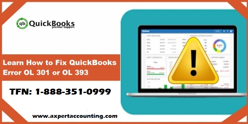 Resolve QuickBooks Error OL-301 or OL-393 (When Updating Accounts) - Featured Image