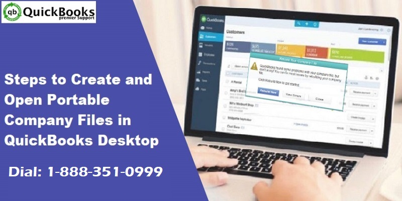 Create and Open Portable Company Files in QuickBooks Desktop - Featured Image