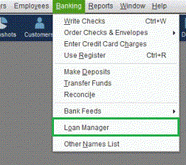 QuickBooks Desktop Loan Manager - Screenshot Image