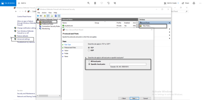 Firewall Status - Qb error H505