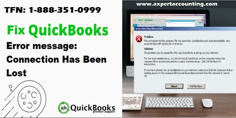 Troubleshoot Connection to company file has been lost error in QuickBooks - Featured Image