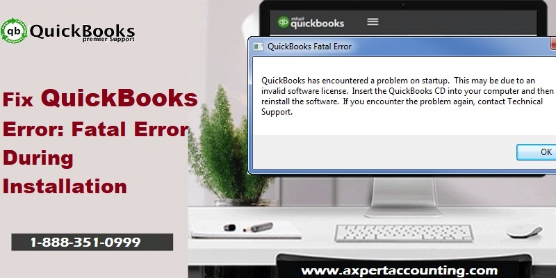 QuickBooks Error - Fatal Error During Installation - Featured Image