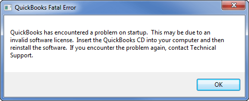 QuickBooks Fatal Error