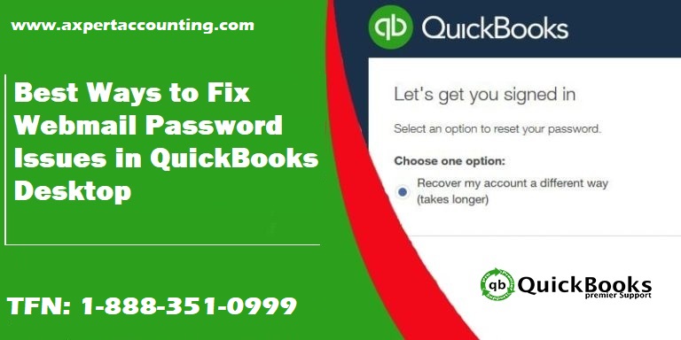 Steps to Rectify Webmail Password Issues in QuickBooks Desktop - Featured Image