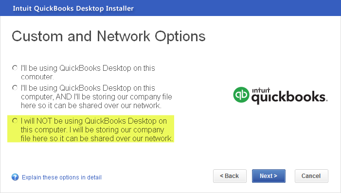 Install multiple instances of QuickBooks on the same system - Screenshot