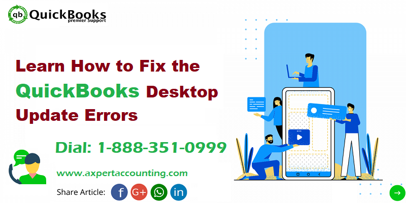 Quick Steps to Rectify the QuickBooks Desktop Update Errors - Featured Image