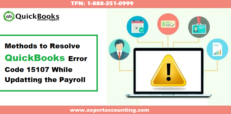 Troubleshoot the QuickBooks payroll error code 15107 - Featured Image