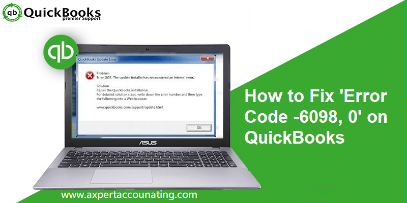 Learn how to troubleshoot QuickBooks error code 6098 - Featuring Image