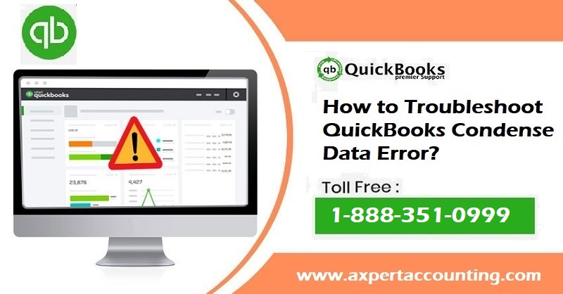 Fixing Guide For QuickBooks Condense Data Error - Featured Image