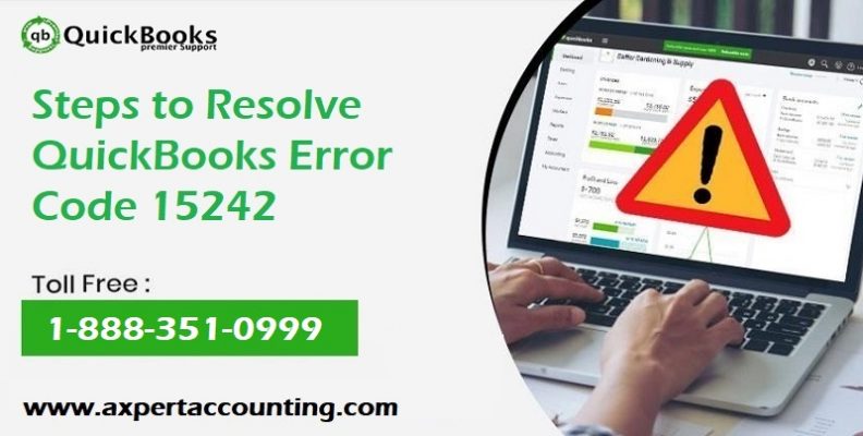 Fix QuickBooks Error Code 15242 - Feature Image