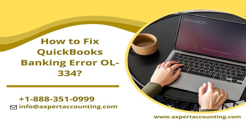 QuickBooks Banking Error OL-334