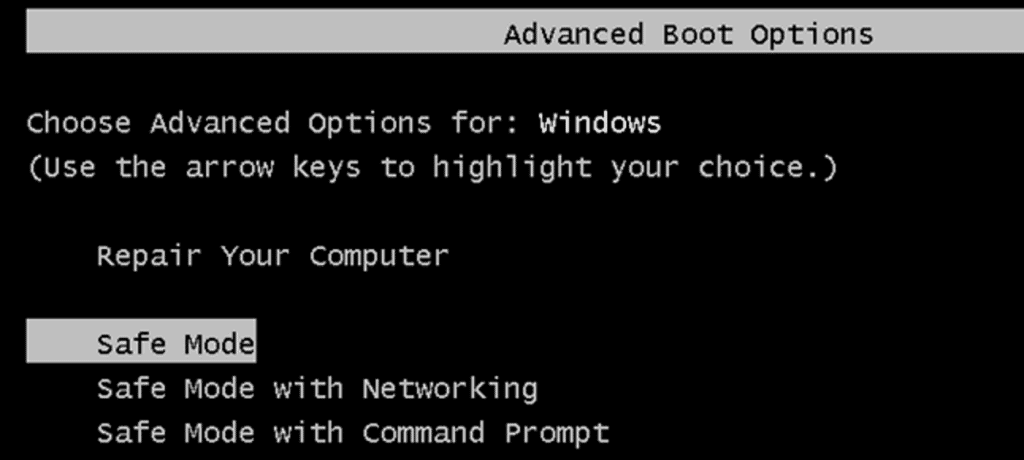 Safe Boot mode