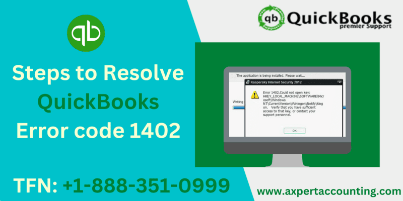 How to Fix QuickBooks error code 1402?
