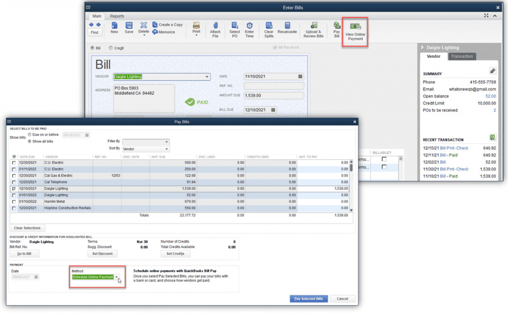 Pay bills with Melio in the all new QuickBooks Desktop 2022