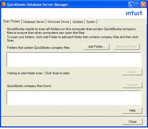 QuickBooks Database Server Manager