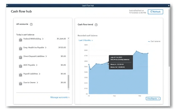 Cash Flow Hub- QuickBooks desktop 2023