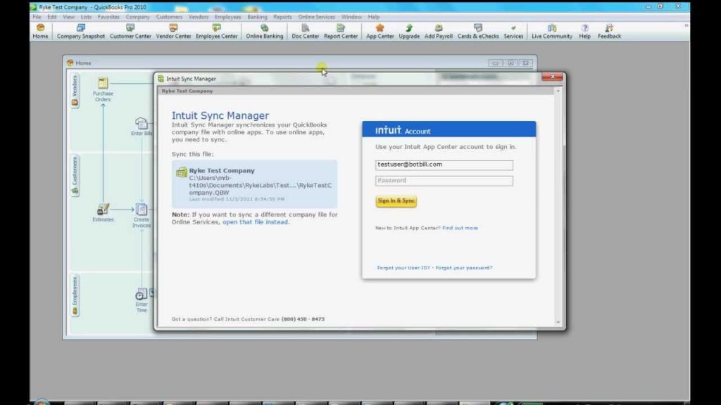 Intuit sync manager - QuickBooks error 6069
