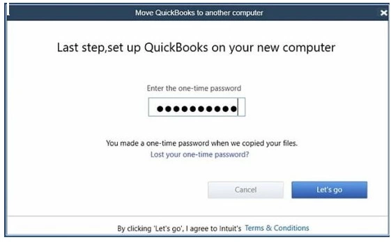 Copy files - QuickBooks migration tool