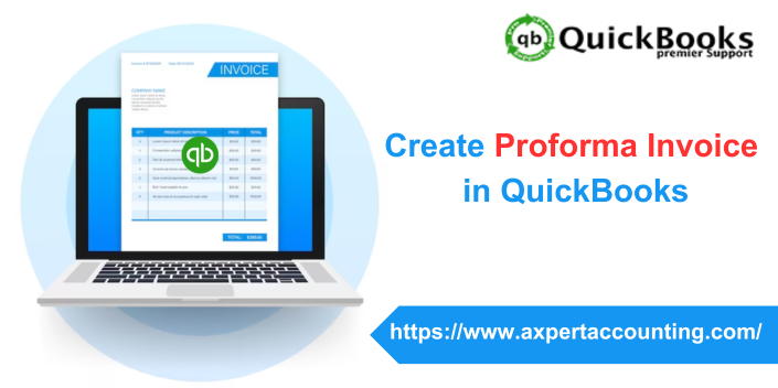 Create Proforma Invoice in QuickBooks