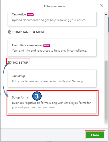 Setup forms - QuickBooks direct deposit form